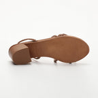 Georgianna Heeled Sandals - Camel