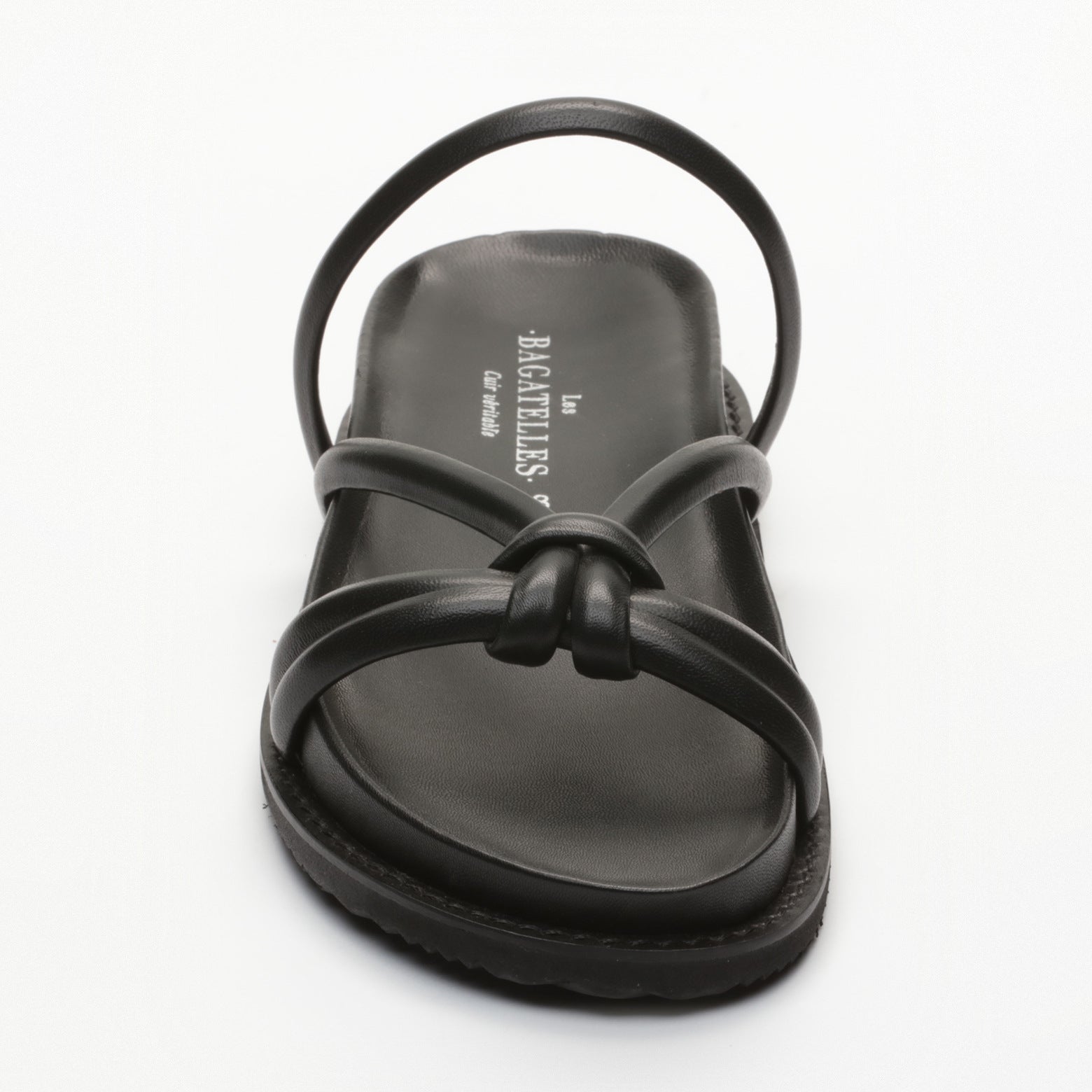 Abhirami Flat Mules - Black
