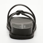 Abhirami Flat Mules - Black