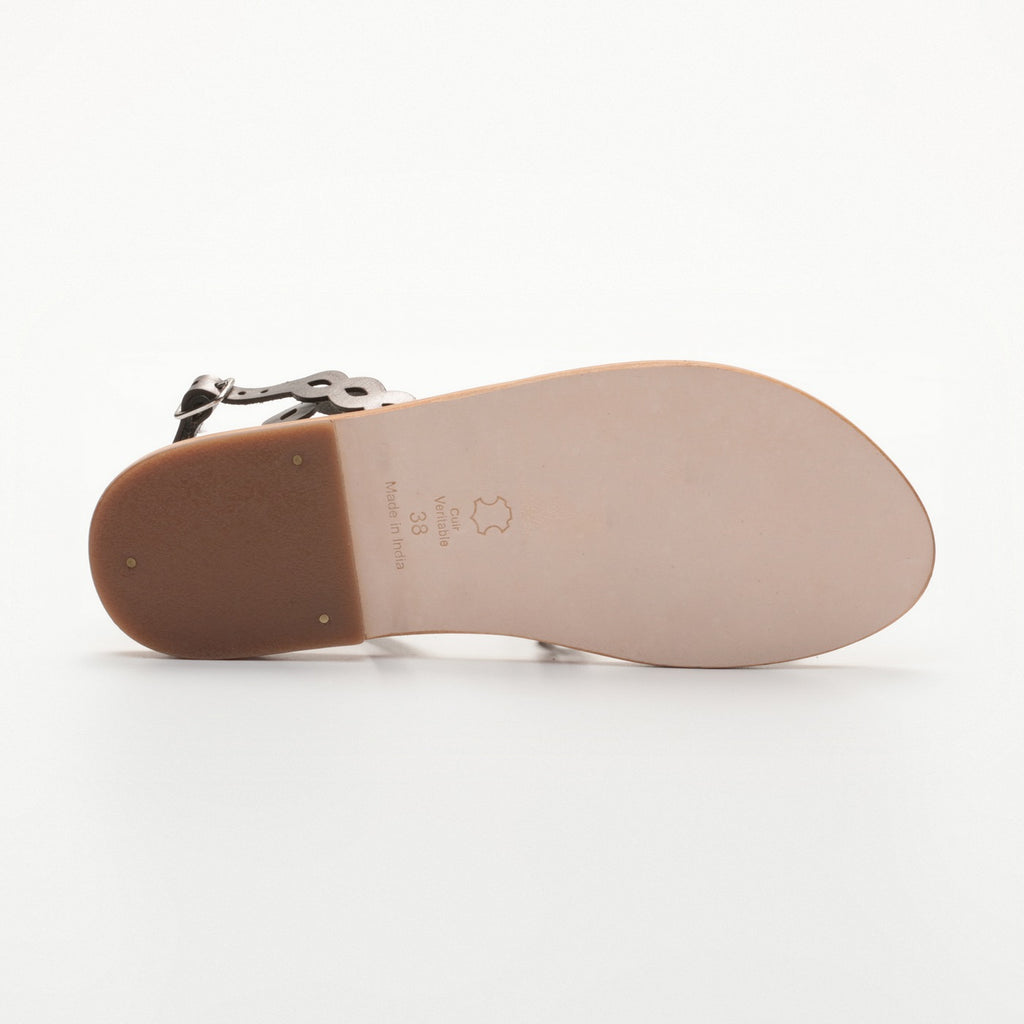 Agrata Sandals - Pewter
