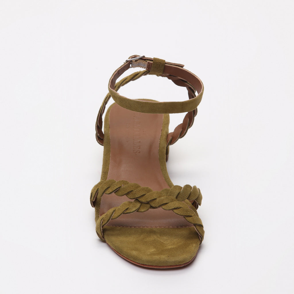 Sandales Talons Hachi - Olive