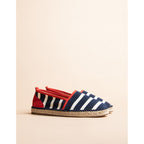 Brestoise Flat Espadrilles - Navy Red - Men
