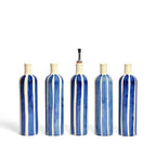 Botella de aceite - Linhas Azul
