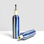 Botella de aceite - Linhas Azul