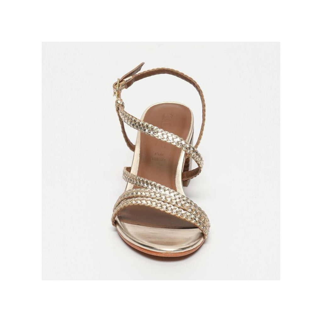 Mahala Heeled Sandals - Gold