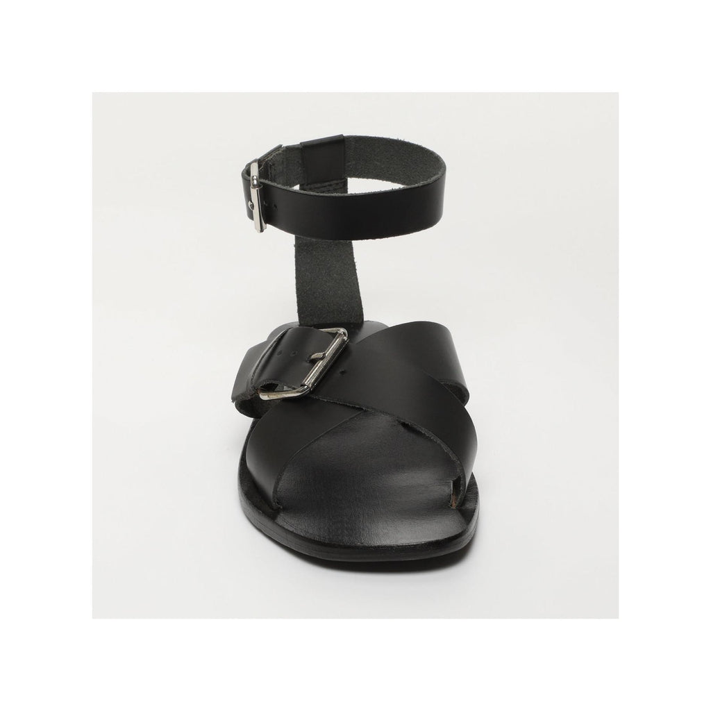 Nevaeh Ankle Strap Sandals - Black