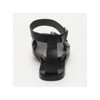 Nevaeh Ankle Strap Sandals - Black