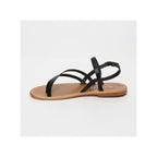 Sandalias Entre Dedos - Cora - Negro