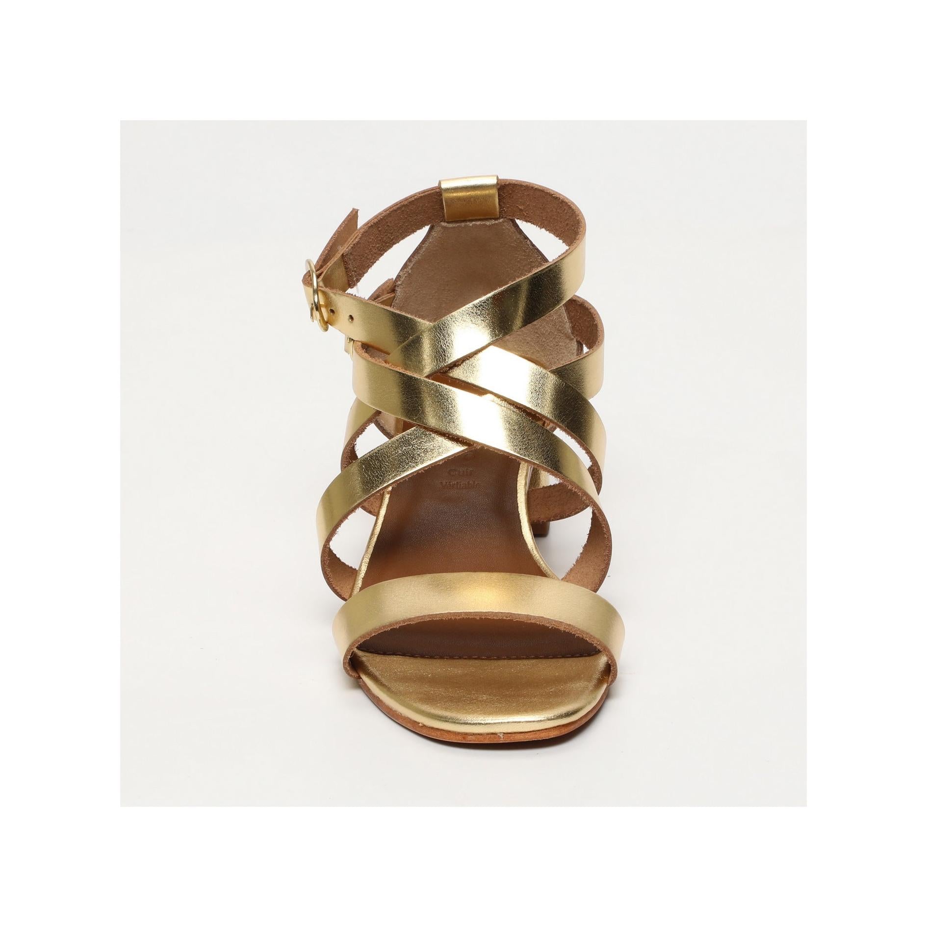 Calank - Sandalias de tacón Nonna - Oro oscuro
