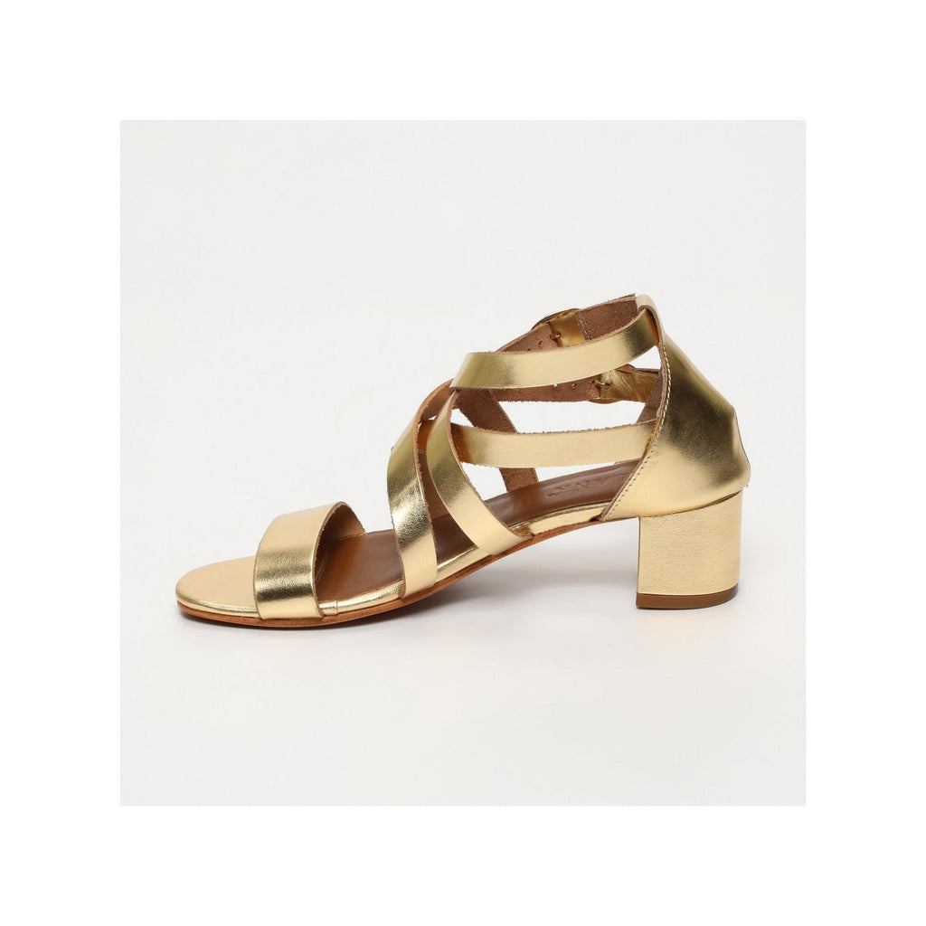 Calank - Sandalias de tacón Nonna - Oro oscuro