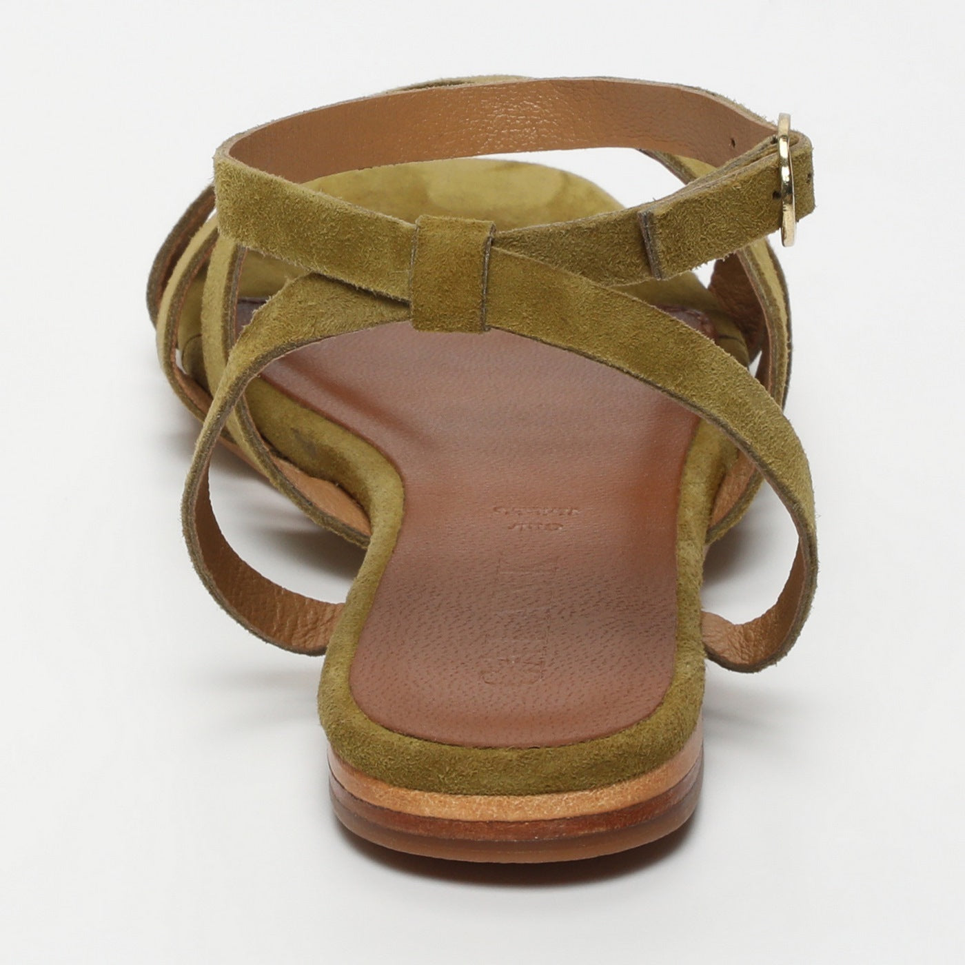 Sandalias con tira al tobillo Gelareh - Oliva