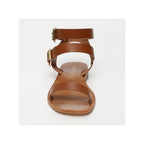 Sandalias con tira al tobillo Bhavna - Camel