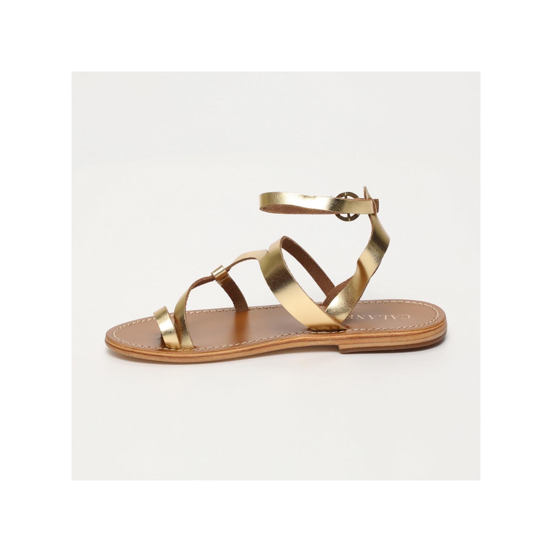 Calank - Sandalias Entre Dedos - Bheema - Oro
