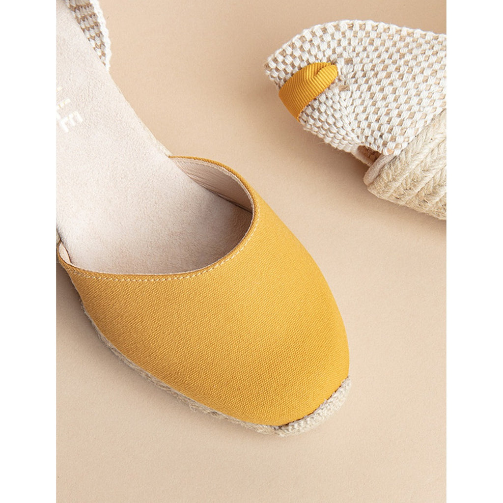 Espadrilles Talon Dole Vita Ruban - Miel - Femme