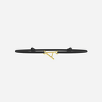 Pulsera A - Oro - Negro