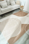 Grege - Alfombra Interior - Poliéster Estampado - Beige