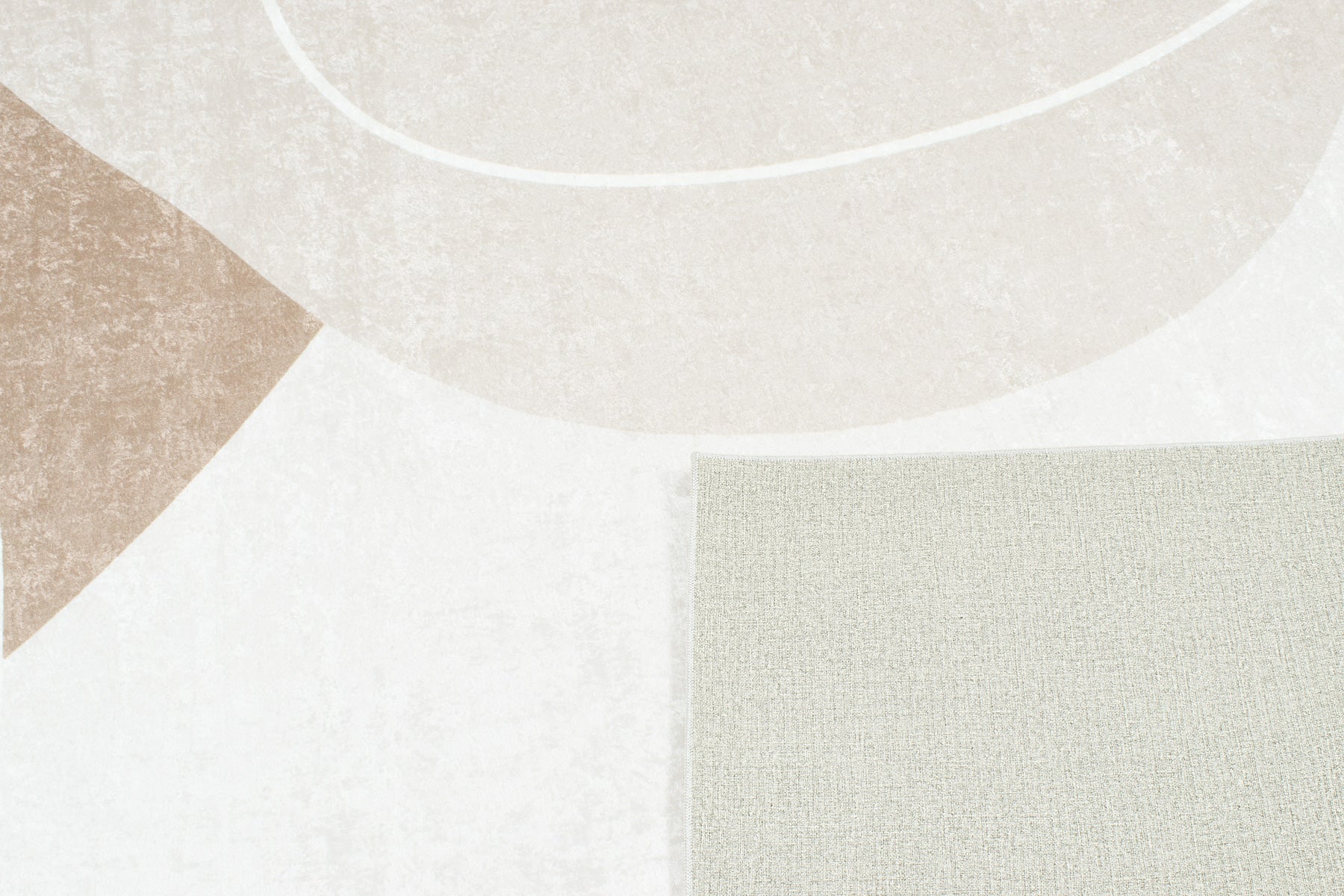 Grege - Alfombra Interior - Poliéster Estampado - Beige