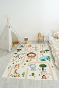 Happy - Alfombra Interior - Poliéster Estampado - Beige