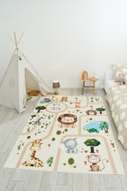 Happy - Alfombra Interior - Poliéster Estampado - Beige