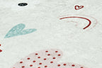 Happy - Alfombra Interior - Poliéster Estampado - Rosa