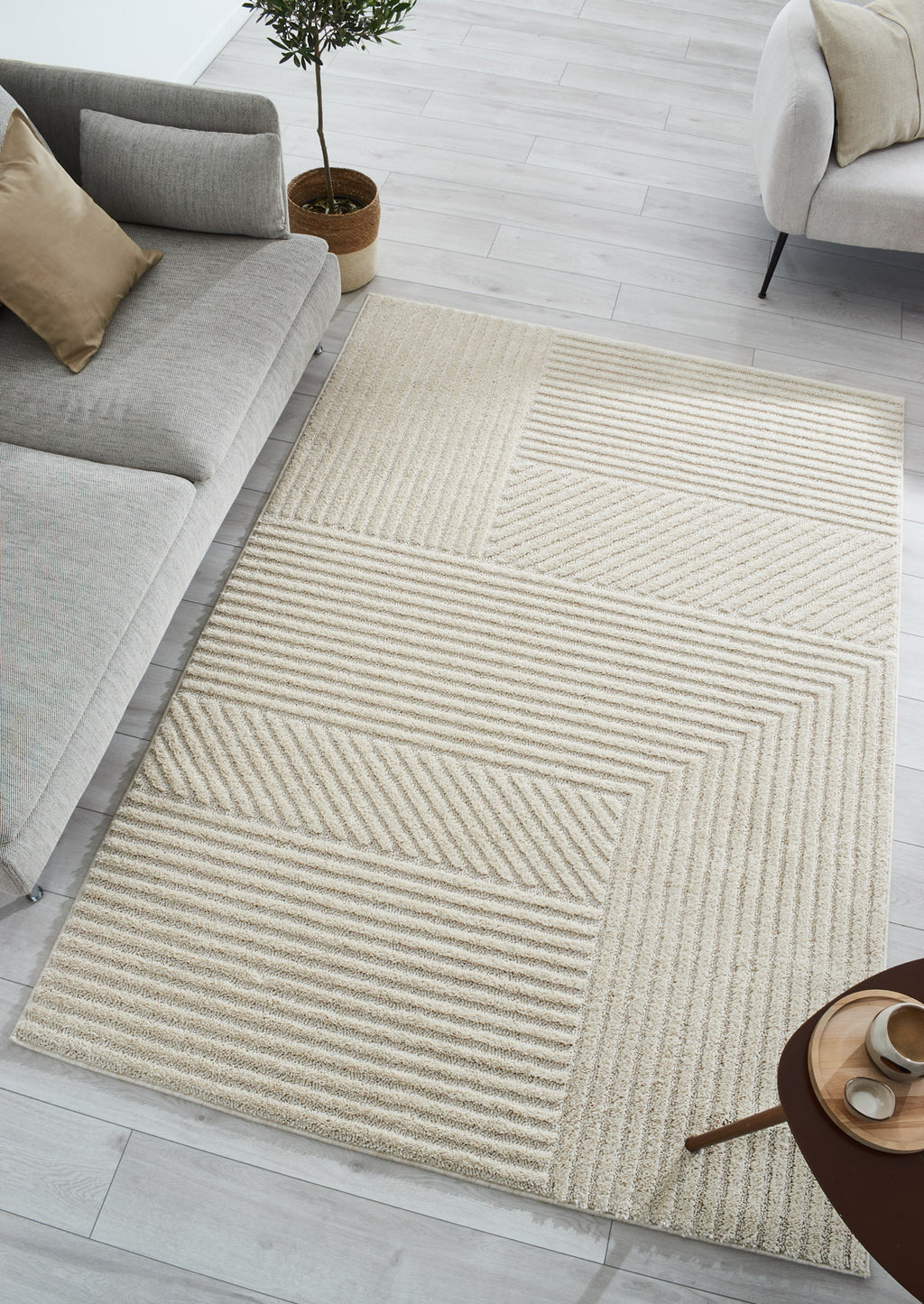 Harmonie - Alfombra de interior - Polipropileno - Crema
