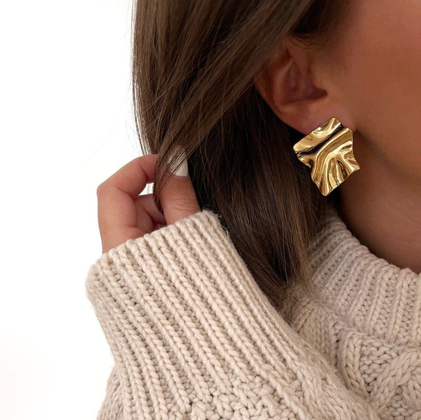 Boucles D'Oreilles Fiby - Acier
