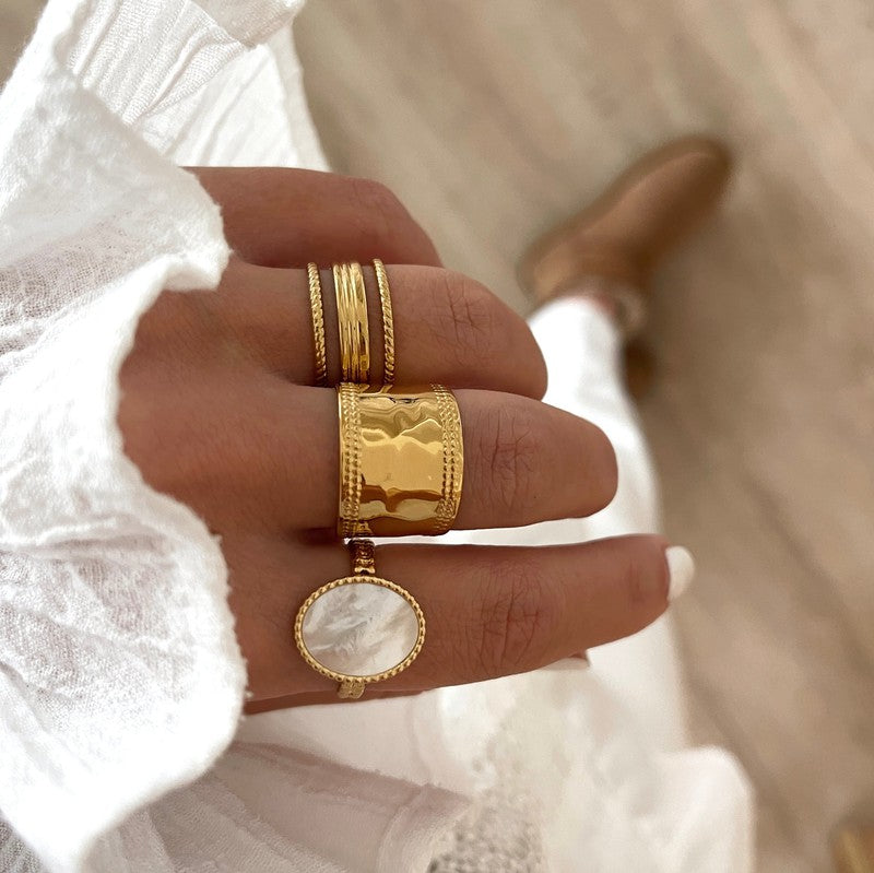 Satine Ring - Steel