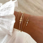 Pia Bangle - Gold Plated