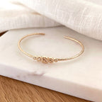 Pia Bangle - Gold Plated