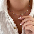 Collier Wallis - Tourmaline Acier
