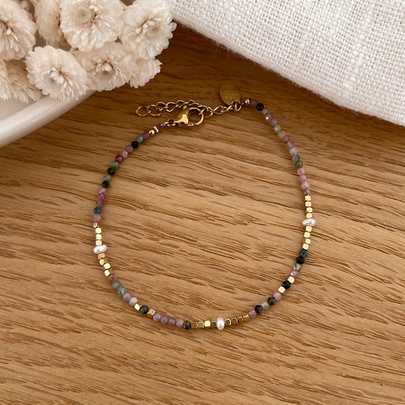 Bracelet Wallis - Tourmaline Acier