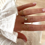 Bague "Manissa" acier-Bagues-instants-plaisirs-Instants Plaisirs | Bijoux