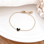Bracelet "Louka" noir acier-Bracelets-Instants Plaisirs • Bijoux-Instants Plaisirs | Bijoux