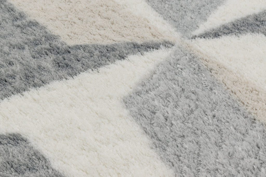 Karena - Alfombra Interior - Poliéster - Gris