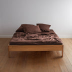 Flat Sheet - Washed Linen - Cacao