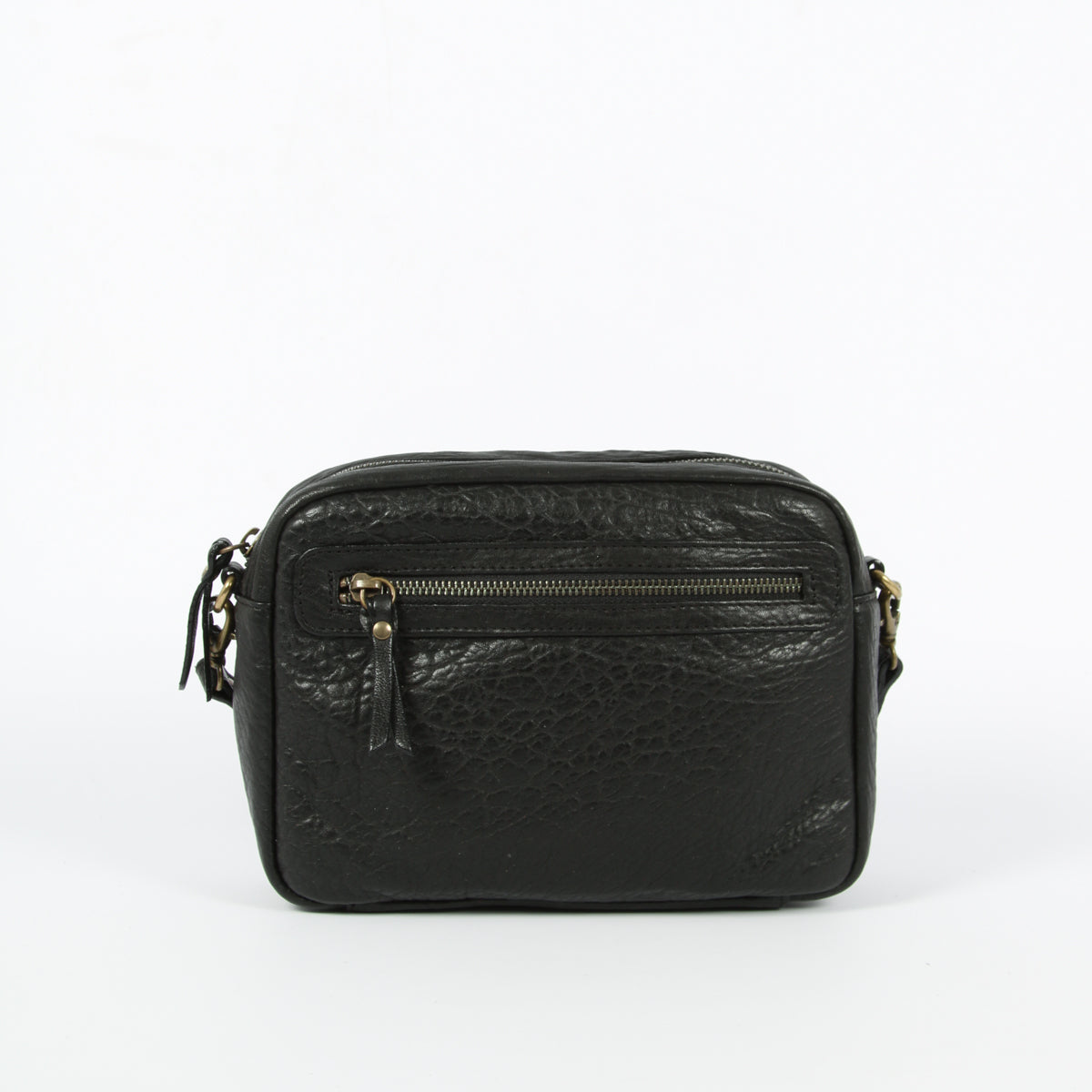 Bolso de hombro Maelys - Piel de cordero negra