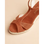 Espadrilles Talon Palombaggia - Daim Marron - Femme