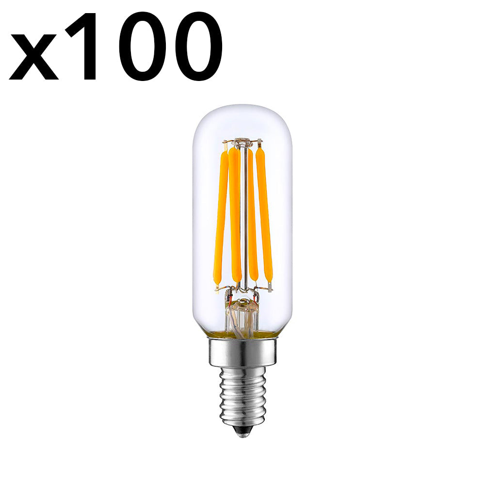 Lot De 100 Ampoules Filaments Led Pluton E14 4W