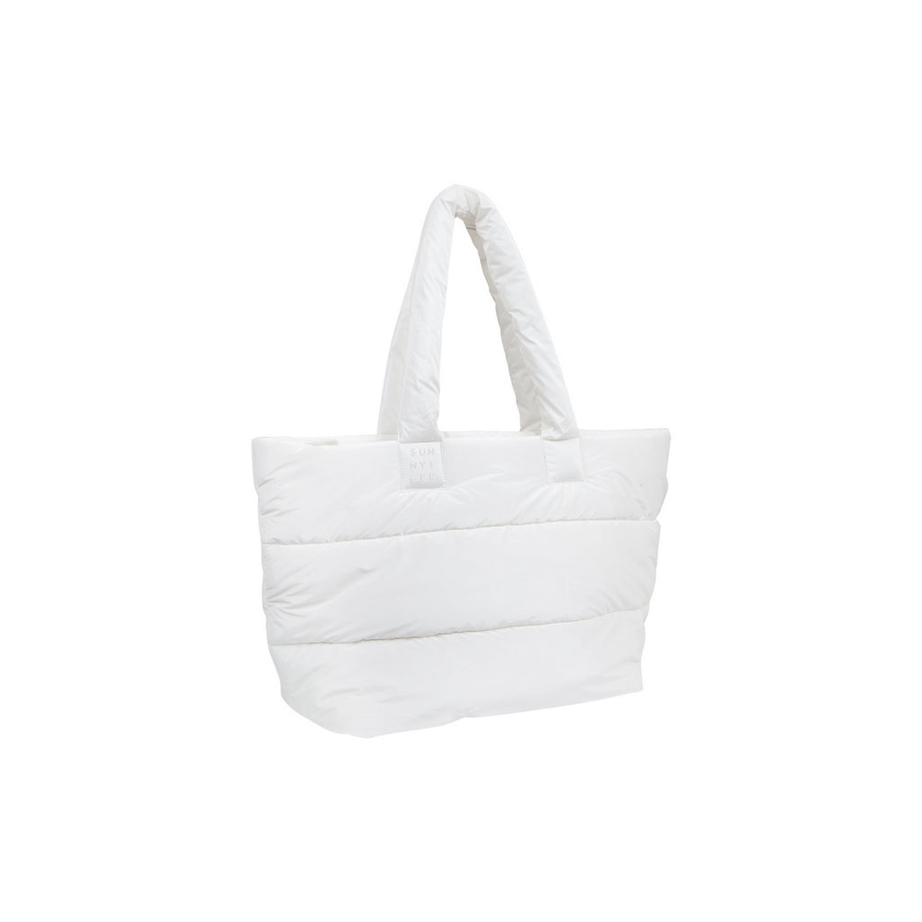 Bolso de playa blanco