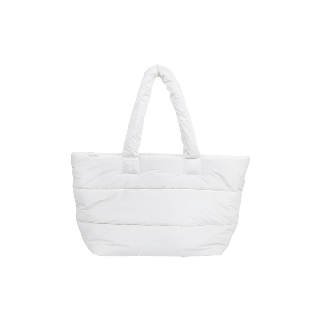 Bolso de playa blanco