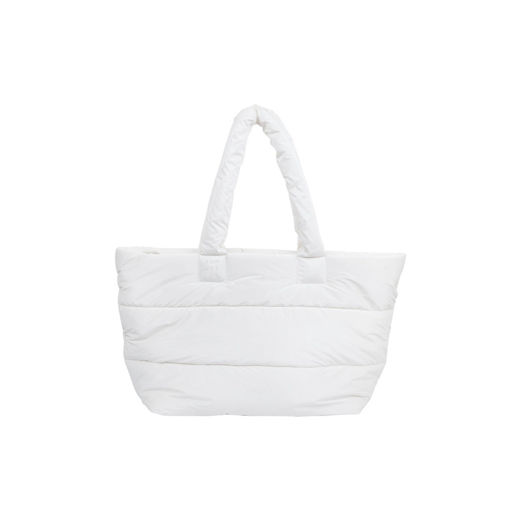 Bolso de playa blanco