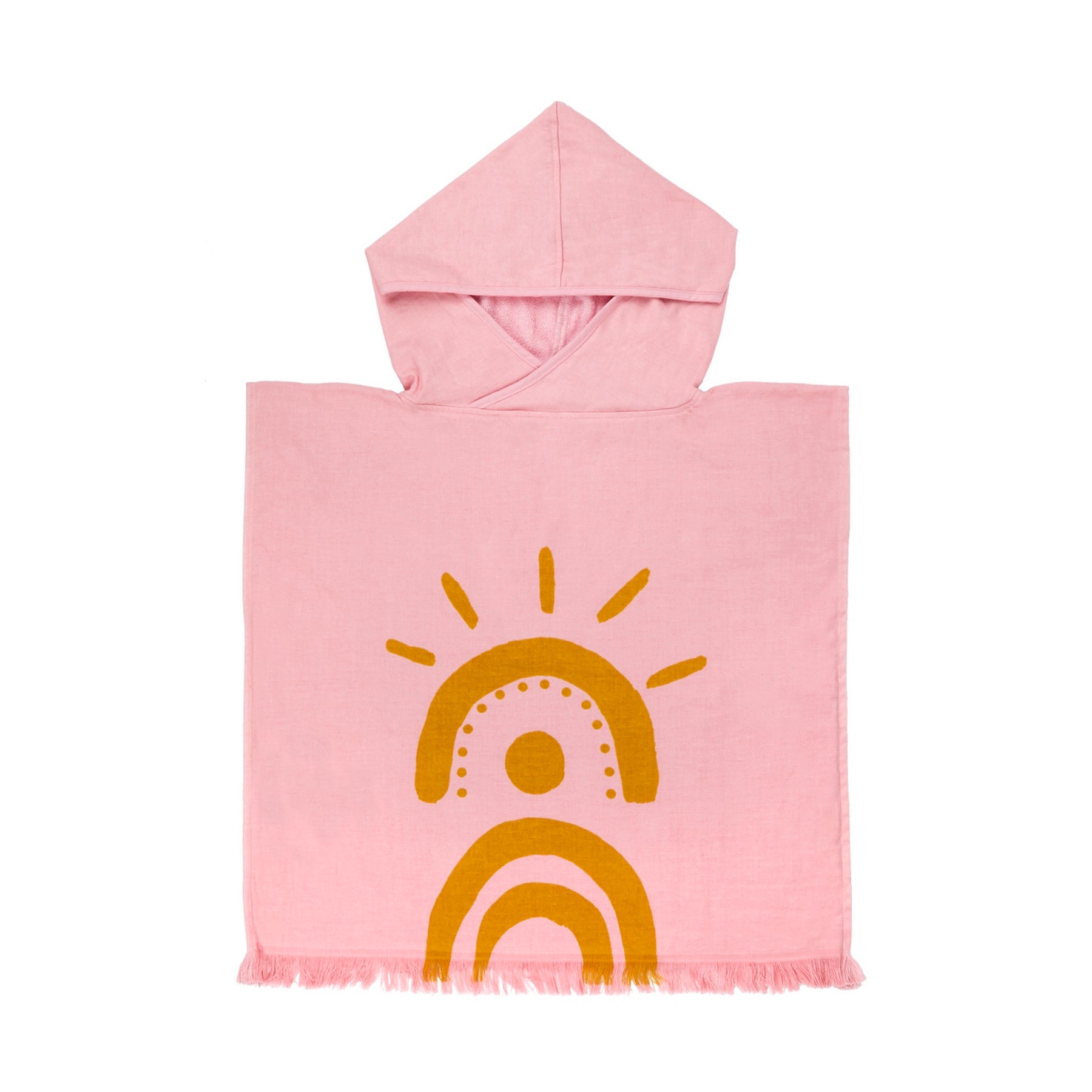Desert Palms Beach Poncho - Powder Pink - Children