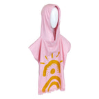 Desert Palms Beach Poncho - Powder Pink - Children