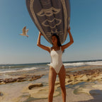 Colchón inflable de surf para adultos I Love Sun - Azul