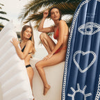 Colchón inflable de surf para adultos I Love Sun - Azul