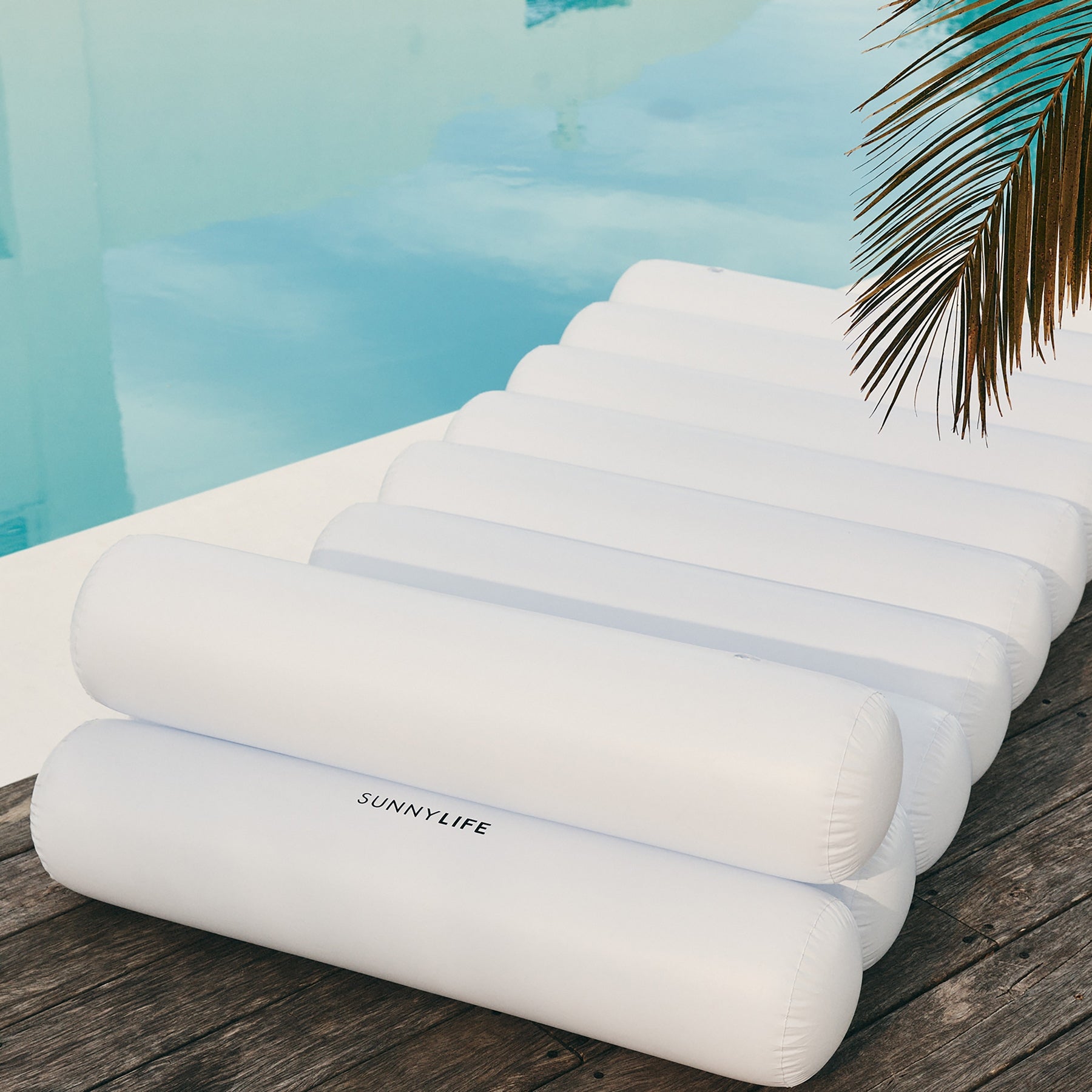Colchón flotante para adultos Lilo - Blanco
