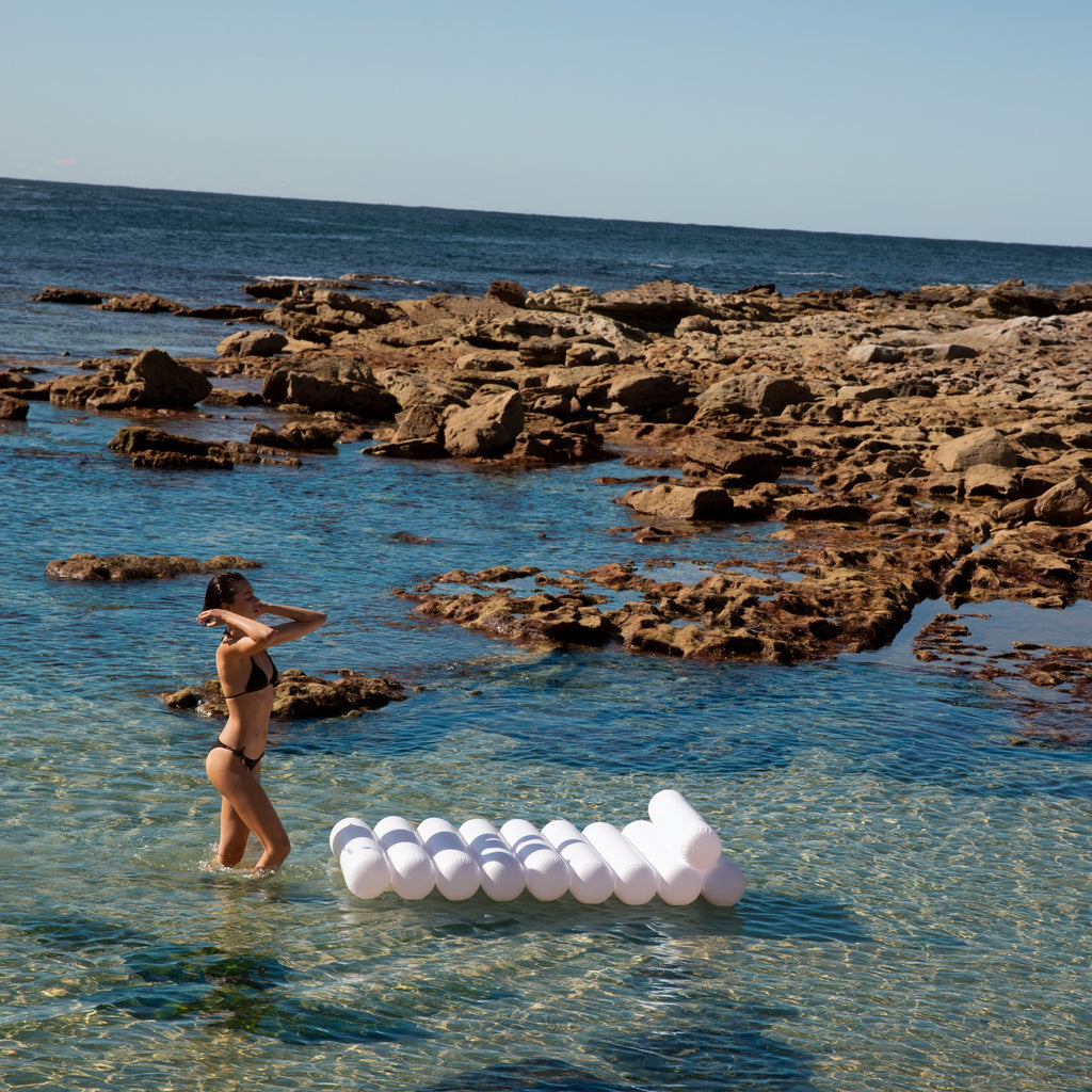 Colchón flotante para adultos Lilo - Blanco