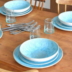 Service For 4 - Agua Blue
