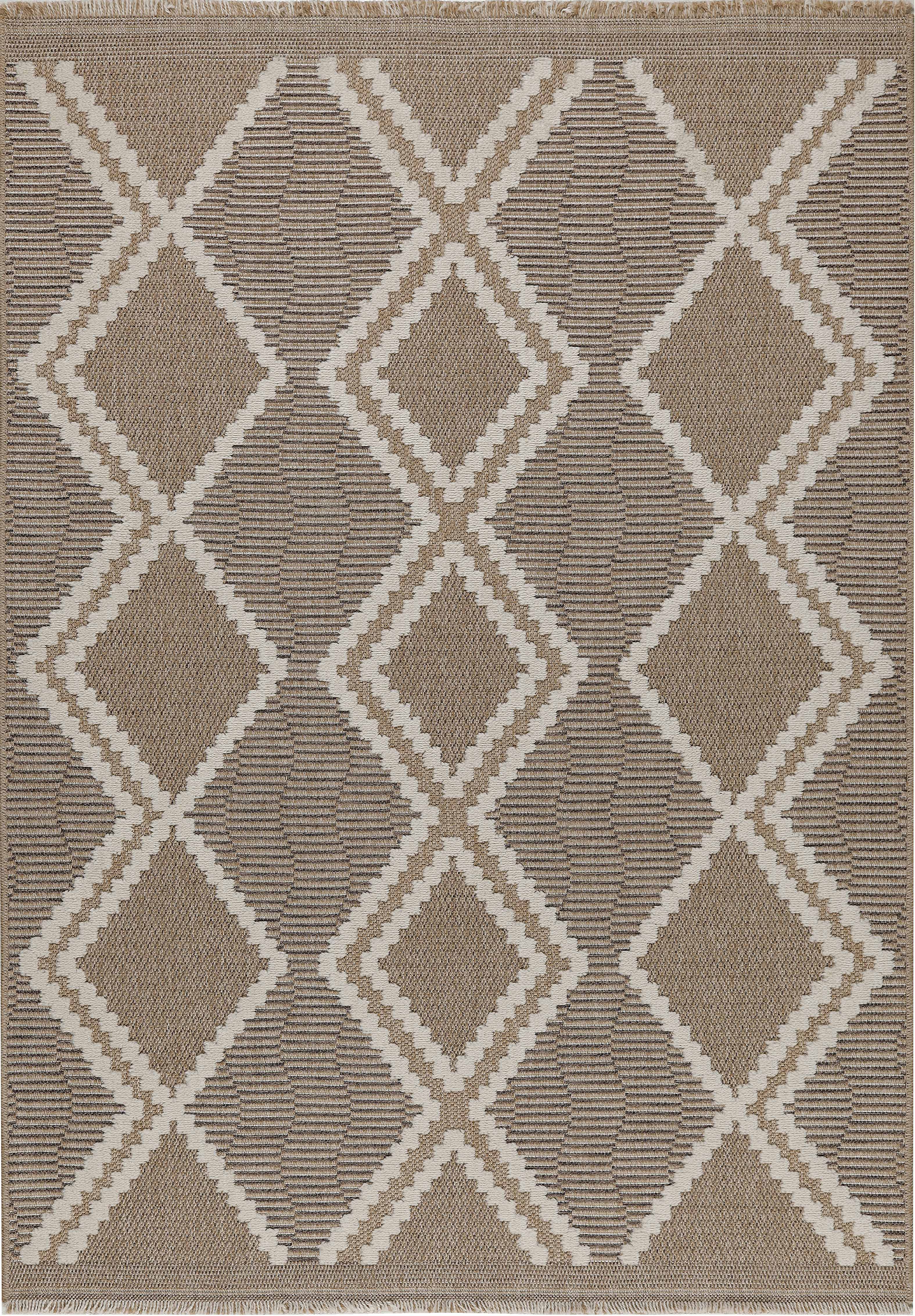 Tulum - Tapis D'Intérieur/Extérieur - Polypropylène - Marron