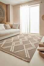 Tulum - Tapis D'Intérieur/Extérieur - Polypropylène - Marron